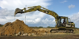 Freizeitbaggern in der Sandgrube Haschenbrok bei Oldenburg (Gemeinde Grossenkneten) Freizeitbaggern_594