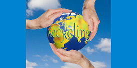 Recycling Weltkugel