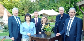 v.l.nr. Gerd Behrens, Astrid Grotelüschen, Torsten Brandt, Katja Radvan, Dierk Garms, Carsten Harings 147-WLO Aufsichtsrat