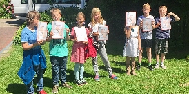 Schüler erwarben Kindergolfabzeichen 188-Golf-Kinder