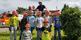 Ferienspaß mit der Freiwilligen Feuerwehr Wardenburg. Bild: FW Wardenburg Ferienpassaktion_Feuerwehr_Wardenburg_Wildeshausen