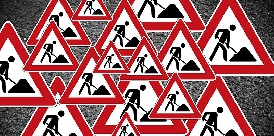 IG BAU Achtung Baustelle