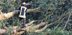 Feuerwehr im Einsatz am 5. Oktober 1006-sturm6