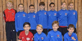 Kreisauswahlmannschaft des Jahrgangs 2007 bei der Vorrunde der Bezirkssichtung für Kreisauswahlmannschaften in Jaderberg (Foto: NFV Kreis OL-Land/Delmenhorst) 0214-sport