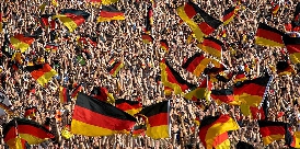 Deutsche Fans unterstützen die deutschen Mannschaft bei der WM 2018. Foto: Pixabay Deutsche Fans