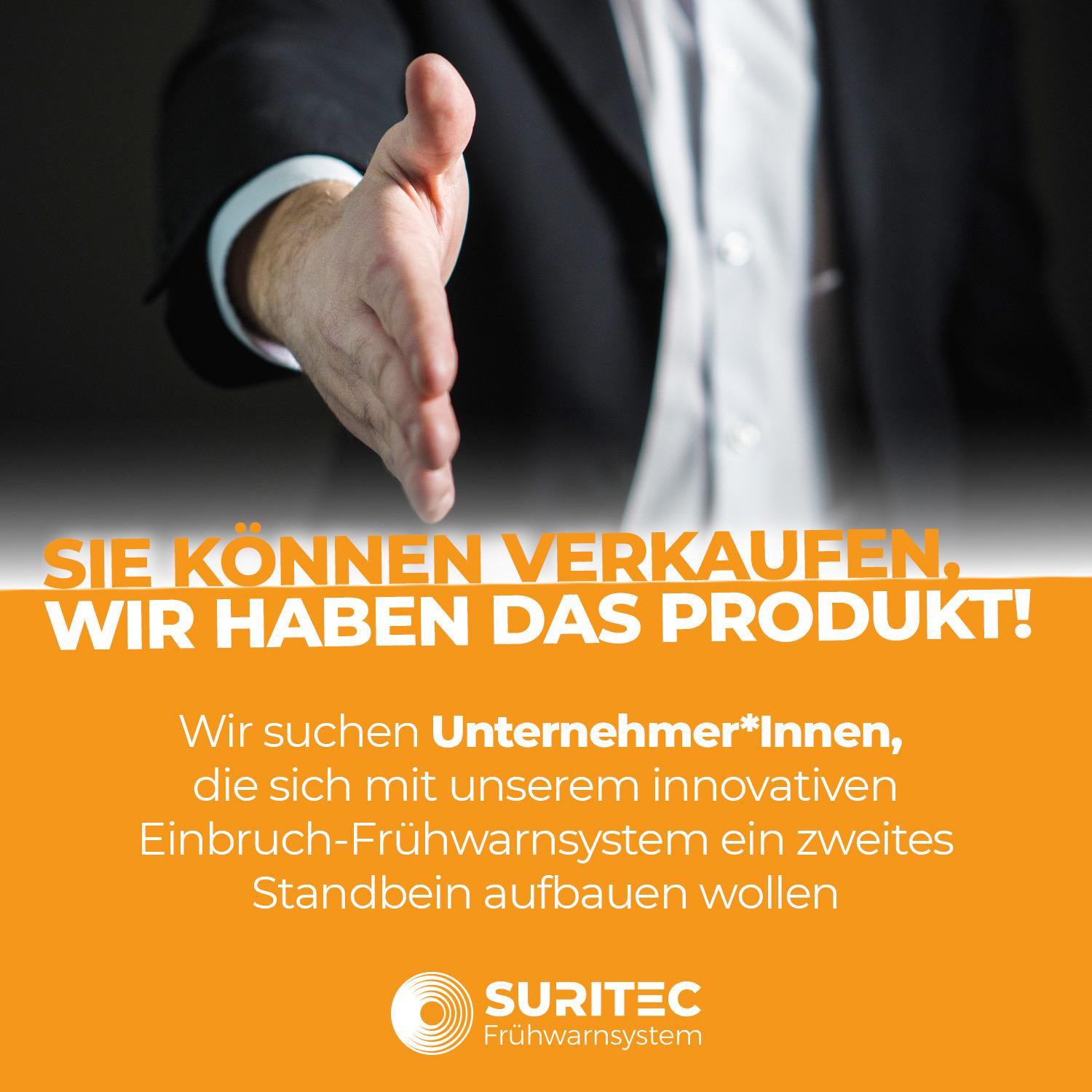 Erfolg ist planbar - werde Vertriebspartner für Sicherheitstechnik in Deutschland. Partner von Suritec im Team Werner Lenski. Mehr unter https://wl-alarmanlagen.de/jobs vertriebspartner_alarmanlage_deutschland_suritec_team_werner_lenski_wl-alarmanlagen