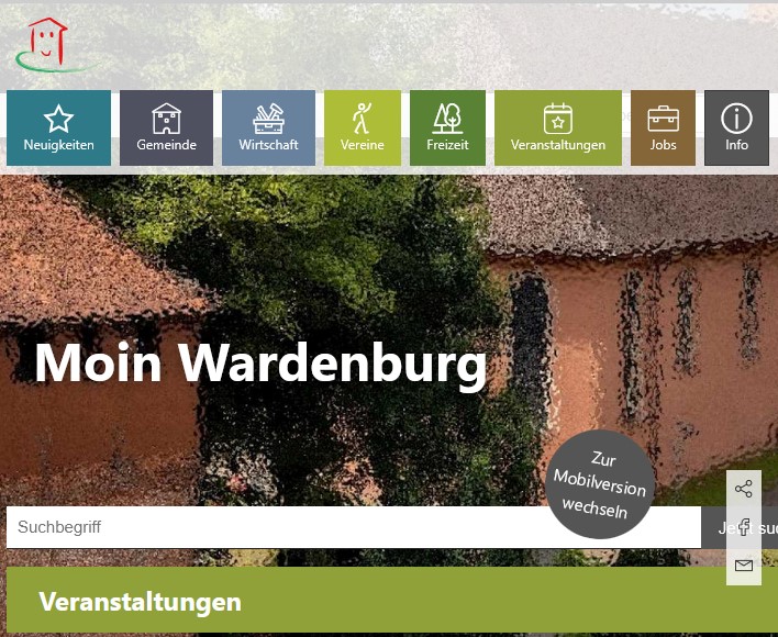Moin Wardenburg - die Informationsplattform mit Veranstaltungskalender, Vereinen, Wirtschaft und mehr für Wardenburg im Landkreis Oldenburg unter www.moinwardenburg.de moinwardenburg.de_startseite_screenshot_zeitung_pressemitteilung_landkreis-kurier.de
