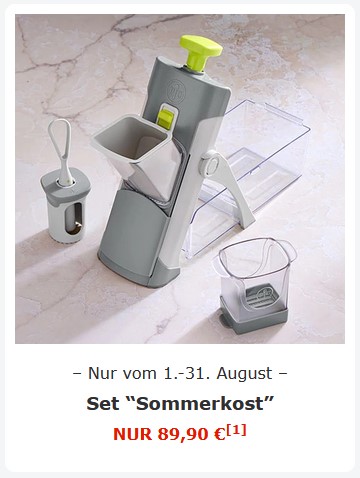 Pampered Chef® Set Sommerkost im Angebot bis 31. August 2026. Mehr dazu im Pampered Chef Shop GrAbo https://www.pamperedchef.de/pws/grabo/product/DEO-produkt-specials/PB2602 Pampered Chef® Set Sommerkost im Angebot bis 31. August 2026. Mehr dazu im Pampered Chef Shop GrAbo https://www.pamperedchef.de/pws/grabo/product/DEO-produkt-specials/PB2602